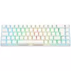 Deltaco GAM-100-W-DE. Tastatur Formfaktor: 65%. Tastatur-Stil: Gerade. Geräteschnittstelle: USB + Bluetooth, Tastatur-Key Switch: Mechanischer Switch,