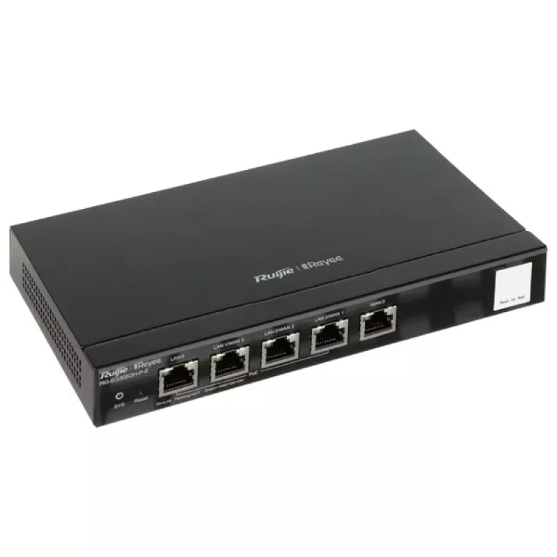 Ruijie Networks RG-EG305GH-P-E kabelgebundener Router Schwarz