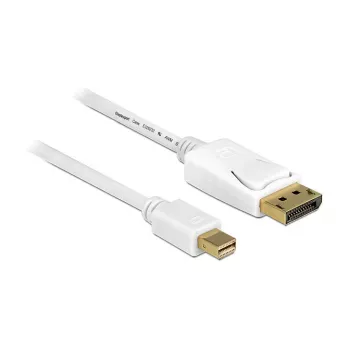 DELOCK Kabel mini DisplayPort St > DisplayPort St 7,0m Weiß