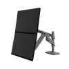 Ergotron LX Pro - Montageset (Doppelarm) - für 2 LCD-Bildschirme - Lochplattenmontage - Aluminium - Dunkelgrau - Bildschirmgröße: bis 61 cm (bis 24 Zoll)