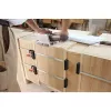 Bessey UniKlamp UK100 Zwinge, 1000 mm Länge, 80 mm Ausladung, schwarz/rot