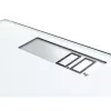 Soehnle Style Sense Comfort 100 elektronische Personenwaage Rechteckig Weiß (STYLE SENSE COMFORT 100)
