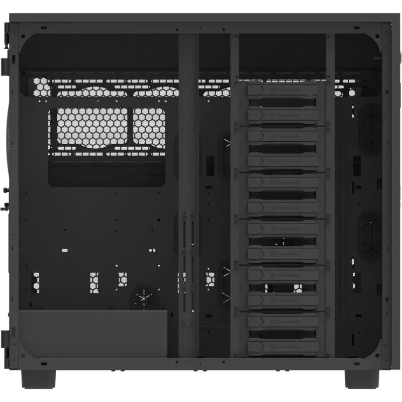 Thermaltake Gehäuse AX700 TG Super Tower schwarz Einzelhandel - Tower (CA-11B-00F1WN-00)