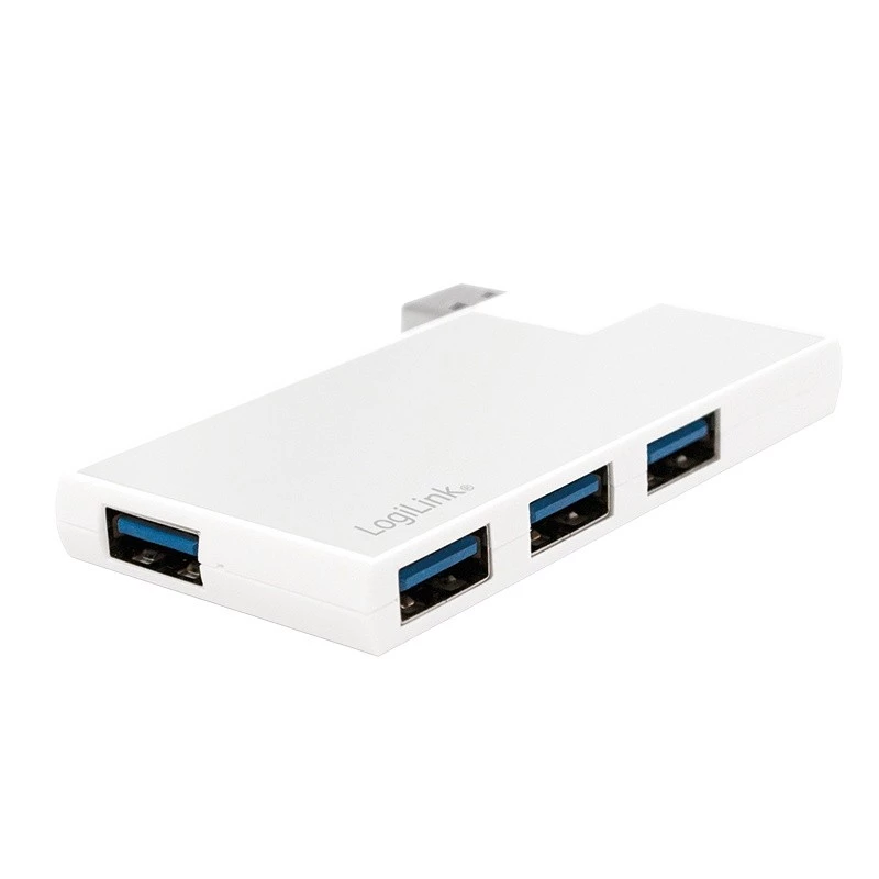 USB 3.0 4-Port Hub, silber