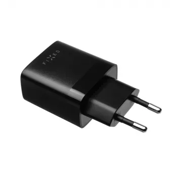 Festes Dual-USB-Reiseladegerät FIXC17N-2U-BK, 17 W, tragbarer USB-Netzadapter, schwarz