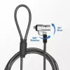 Kabelschloss LogiLink NBS012 Schwarz Silber