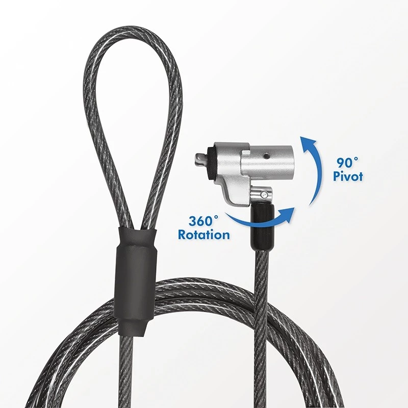 Kabelschloss LogiLink NBS012 Schwarz Silber