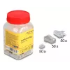 DeLOCK 67177 RJ45-Steckverbinder Silber Transparent Männlich 50 Stück