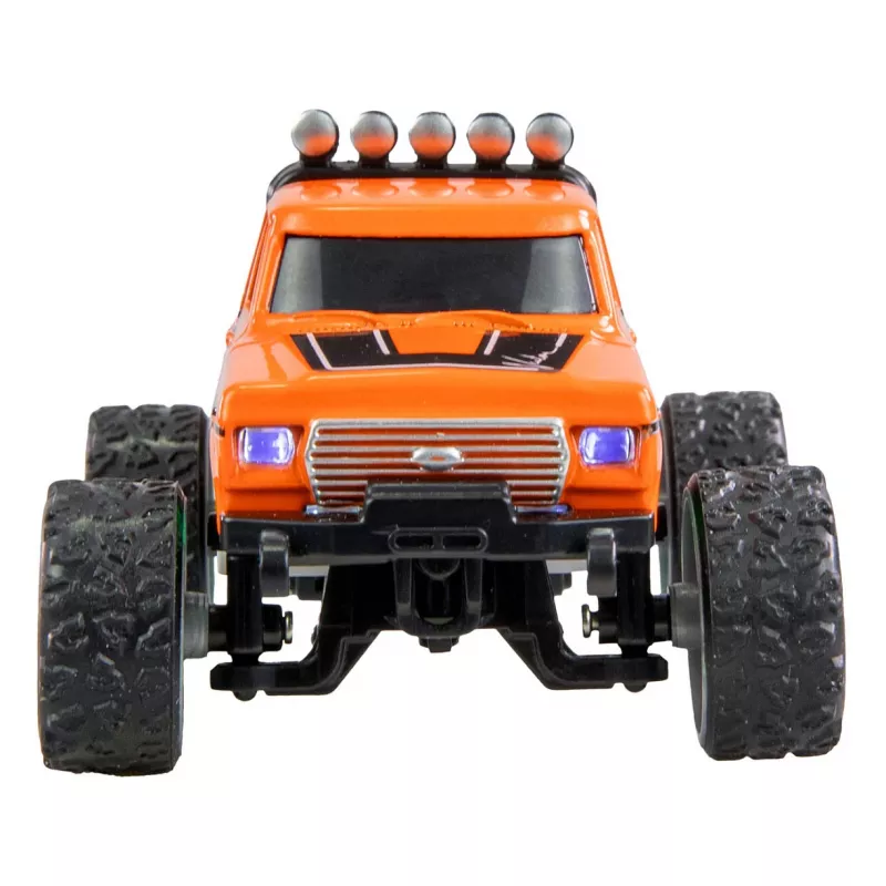 Ferngesteuerter Monstertruck Amewi DieCast 1:64 RTR Orange, Metallgehäuse, Ready-to-Run
