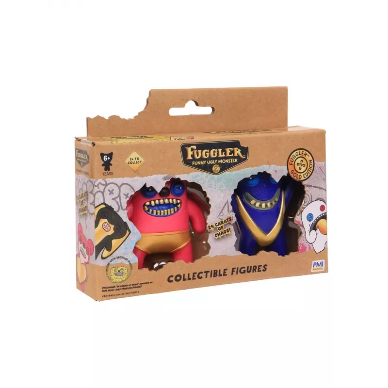 Action-Figuren 2er-Pack p.m.i kids world FUGGLER S3 Gold Edition Sortiment