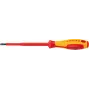 Knipex VDE VDE Schlitz-Schraubendreher Klingenbreite: 5,5 mm Klingenlänge: 125 mm DIN EN 60900 (98 20 55)