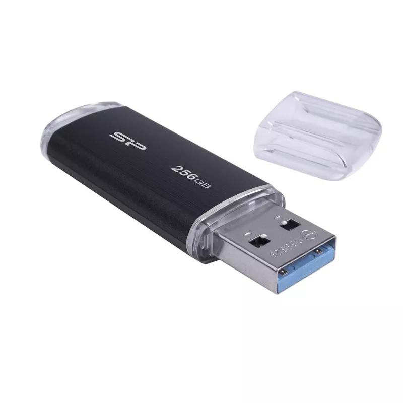 SILICON POWER Blaze B02 Pendrive USB-Flash-Laufwerk 256 GB USB Typ-A 3.2 Gen 1 (SP256GBUF3B02V1K) Schwarz