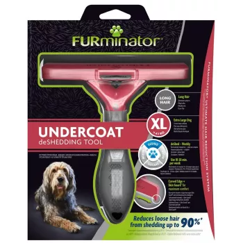DeShedding-Tool FURminator FUR151234 für langhaarige Riesenrassen, schwarz, 470 g