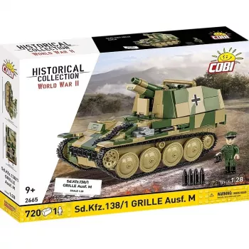 Konstruktionsmodellbausatz Cobi SD.KFZ.138/1 Grille, 720 Teile, Ausstellungsmodell