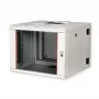 ROLINE 19-Zoll-Wandgehäuse Pro 7HE, 600x600 BxT, zweiteilige Schwenkausführung, grau, IP20, 50 kg Tragfähigkeit