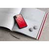Handyhülle iKins für iPhone XR — pink lake und schwarz zweifarbige Schutzhülle