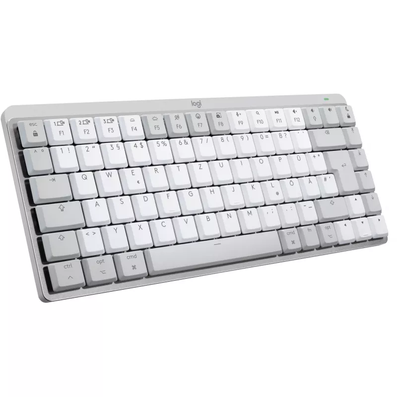 Logitech MX Mechanical Mini for Mac – Drahtlose beleuchtete Tastatur, Tenkeyless