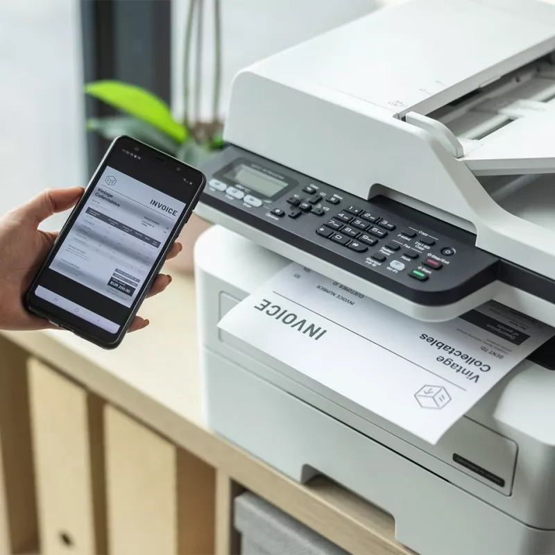 Multifunktionsdrucker Brother MFC-B7800DN — Monochromlaser, A4, Duplex, WLAN, Ethernet, 34 ppm, 4,57 cm LCD