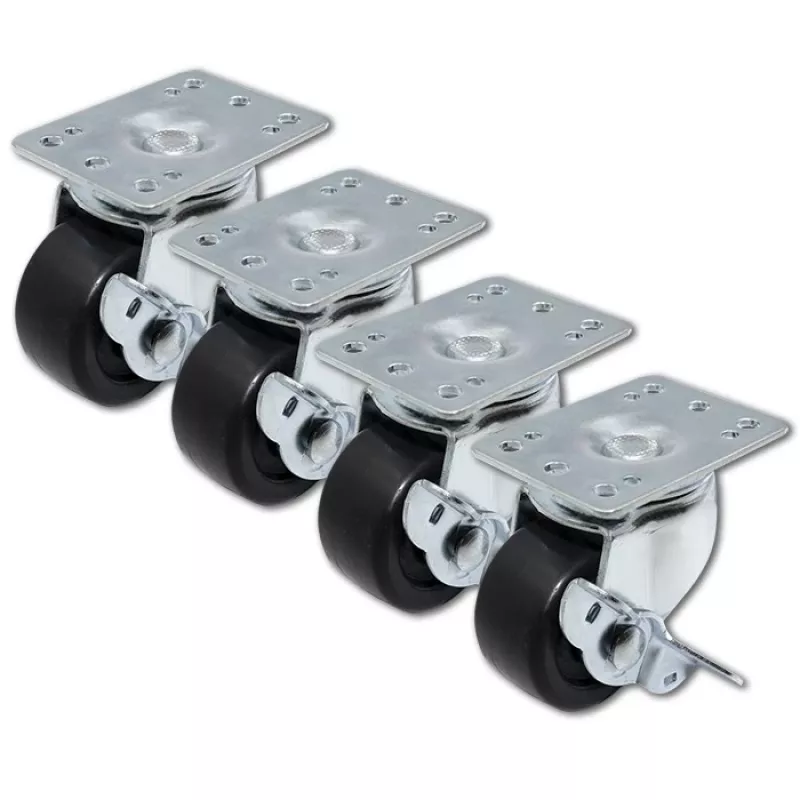 Qoltec - Rollenkit für Rack - wi
