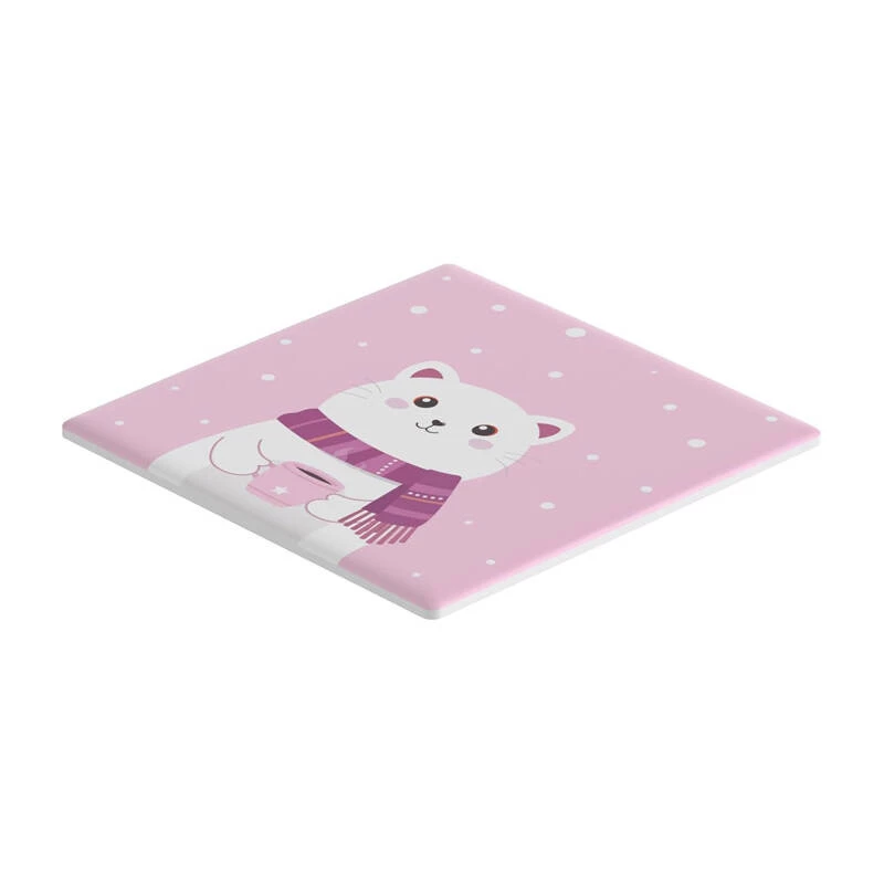 Dekorative Abdeckung Sonoff T5-1C-86-cartoon für Touch-Schalter — Einfach-Rahmen 86x86 mm Blende