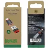 Schnittstellenadapter 4smarts 541615 – USB Typ-A (Host) auf USB Typ-C (Ausgang), schwarz, gerade Stecker-auf-Buchse, 2er-Pack