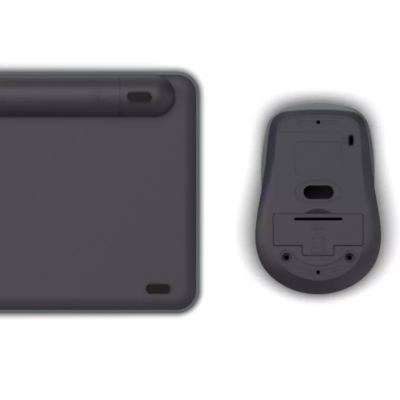 Multi-Device Tastatur- und Maus-Set schwarz grau