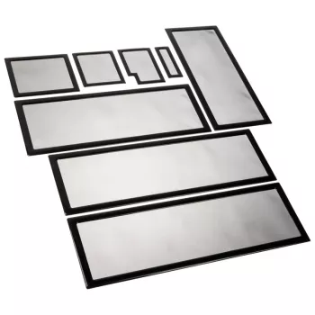 Demciflex Staubfilterset für Lian Li O11 Dynamic XL - schwarz/schwarz