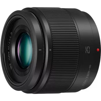 Panasonic Lumix G H-H025E - Objektiv - 25 mm - f/1,7 ASPH. - Micro Four Thirds (H-H025E-K)