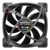 Montech RX120 PWM Computergehäuselüfter 12 cm Schwarz 3 St.