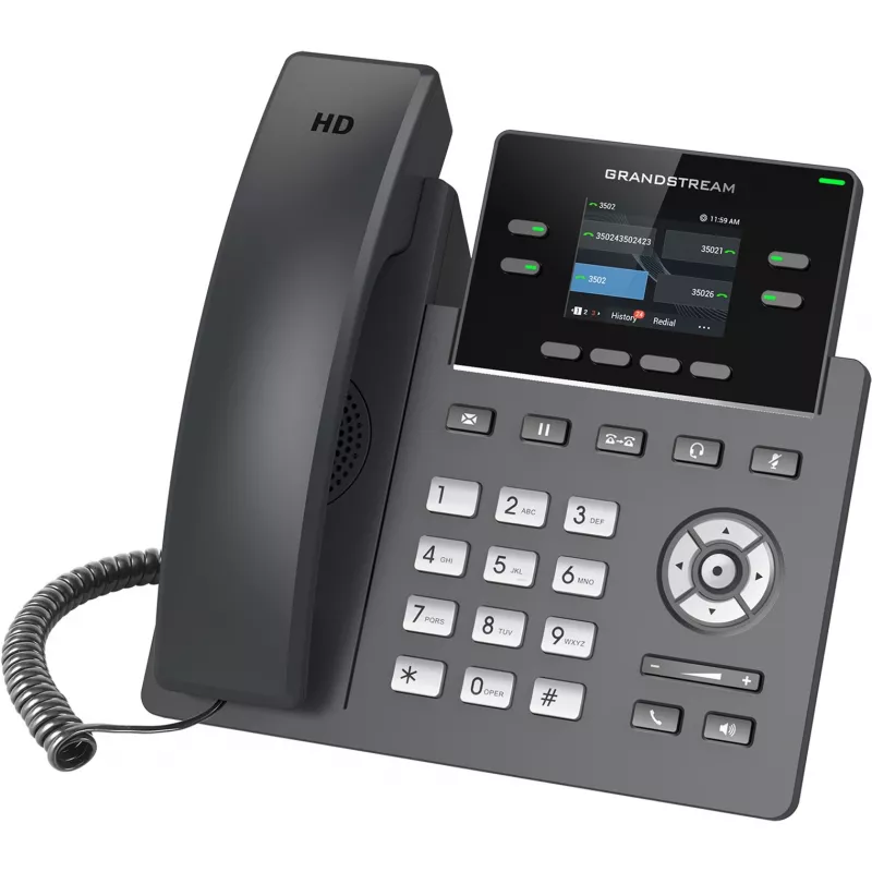 IP-Telefon Grandstream Networks GRP2612W Schwarz