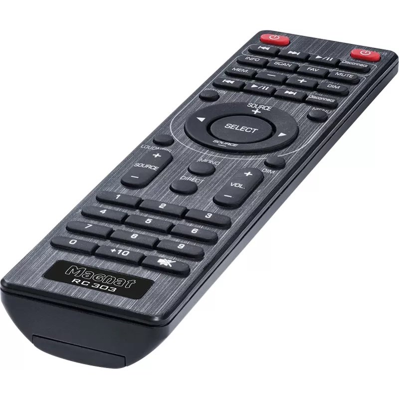 Stereo-Receiver Magnat MC 400 — 2.0 Kanäle, 40 W pro Kanal, CD-Player, Wi‑Fi, Bluetooth, DAB/FM, Ethernet (schwarz)