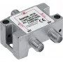 Satelliten-Koaxial-2-fach-Verteiler HAMA Classic Line 2-fach voll geschirmt — 2 Ausgänge, voll geschirmt