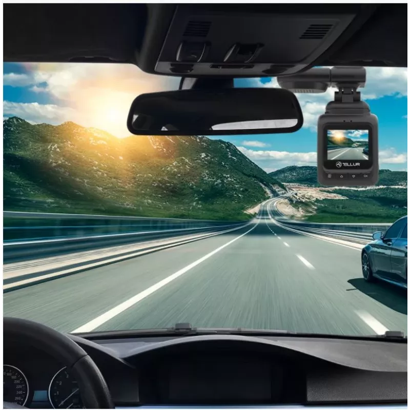 Dash Cam Tellur Dash Patrol DC2 FullHD 1080P GPS Schwarz