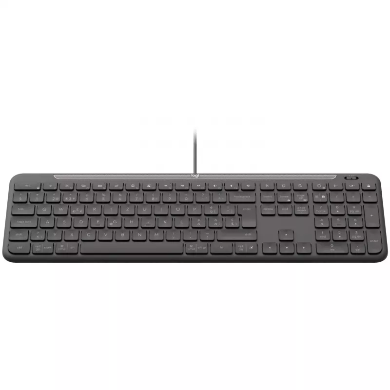 LOGITECH Signature Slim K620 Kabelgebundene Tastatur für Unternehmen - GRAPHITE - US INT'L - USB - N/A - INTNL-973 - USB-C