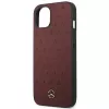 Mercedes MEHCP13SPSQRE iPhone 13 mini 5,4 Rot/rot Hartschale Leder Sternmuster