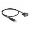 DeLOCK USB 2.0 auf Seriell RS-232 Adapter 50 cm FTDI Schwarz