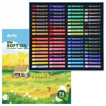 Ölpastell-Set Arrtx LC303298 — 72 Farben