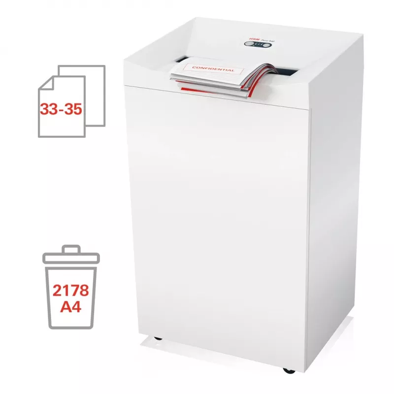 HSM Pure 940 Aktenvernichter, 165 l, 3,9x40 mm
