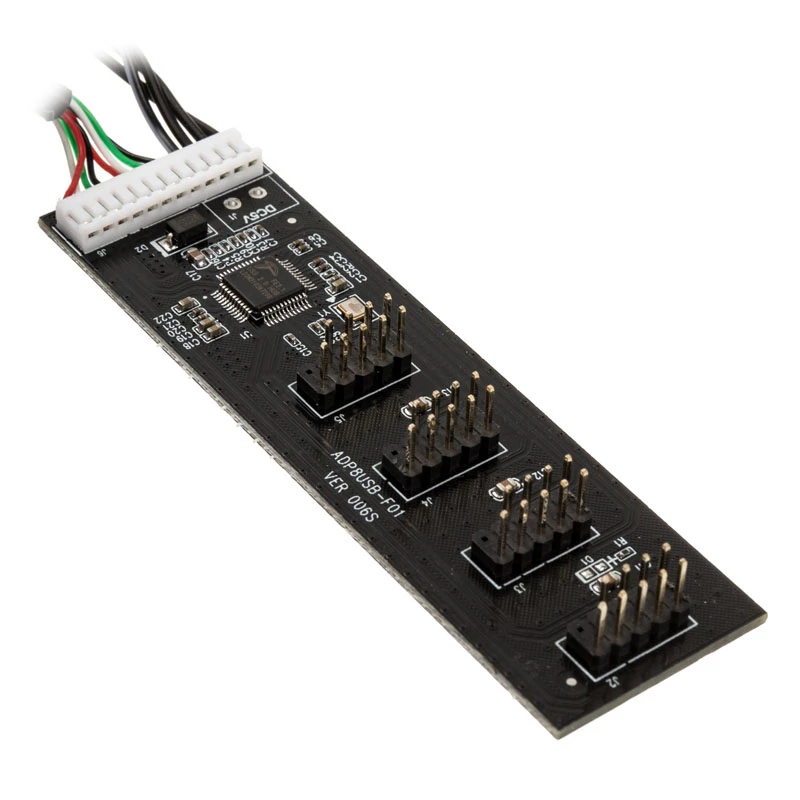 USB Hub Karte Kolink USB 2.0 mit 60cm USB & Molex Kabel