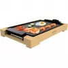 Tischgrill Tasty&Grill 2000 Bamboo, elektrische Grillplatte Holz, 2.000 Watt