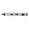 Eaton Tripp Lite USB-C Dock, Dual Display - 4K 60 Hz HDMI, USB 3.2 Gen 1, USB-A Hub, GbE, Speicherkarte, 100W PD-Ladefunktion, Grau - Dockingstation - USB-C - 2 x HDMI - 1GbE (U442-DOCK