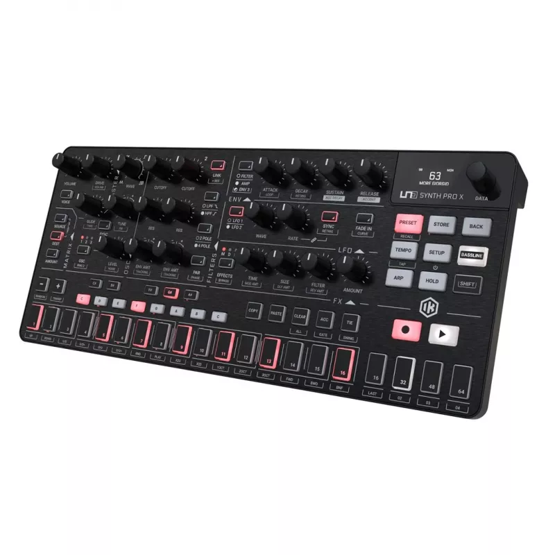 Analyser Synthesizer ik multimedia Uno Synth Pro X — 8-stimmige Polyfonie, Desktop-Modul