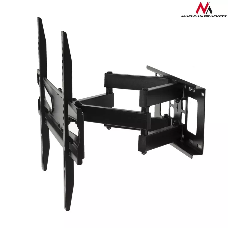 Maclean MC-723 B - Wandhalterung für Bildschirm 37-70, 600x400 VESA, für max. 40 kg, schwarz