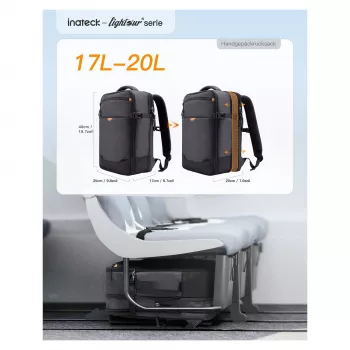 inateck notebook backpack 14 BP03006-14 schwarz