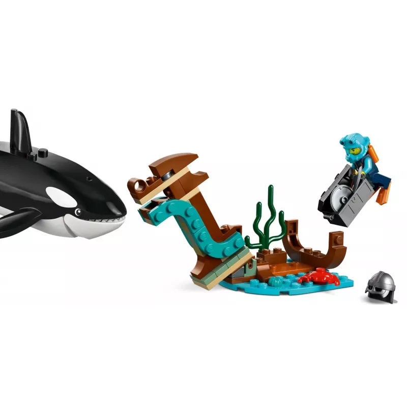Konstruktionsspielzeug LEGO City Arktis-Expeditionsschiff 60368 — 815 Teile, 7+ Jahre, enthält 4 Minifiguren
