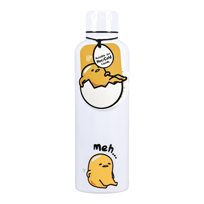 Metalltrinkflasche Paladone Gudetama — isolierte Edelstahlflasche mit Charakterdesign