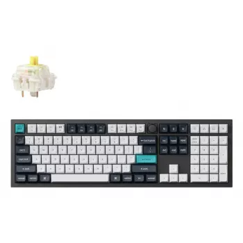 Mechanische Tastatur Keychron Q6 Max QMK VIA mit Gateron Jupiter Switches, Full-Size-Layout