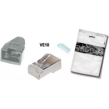 Drahtverbinder RJ-45 ShiverPeaks BS72057-GR-10 Grau