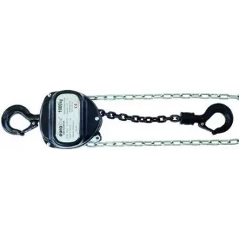 Kettenzug EUROLITE 1,0 t Modell 58000113, Kettenlänge 6 m, schwarz