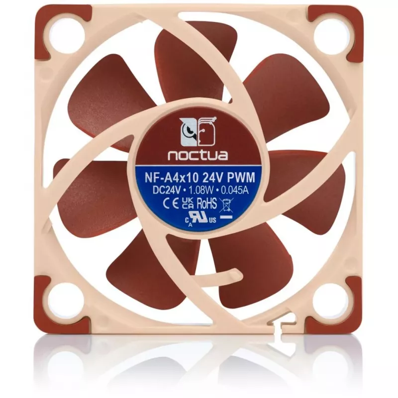 Lüfter Noctua NF-A4X10 24V PWM 4 cm Beige Braun 5000 U/min 8,9 m³/h